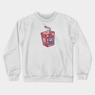Silly Goose Juice Retro Pink Crewneck Sweatshirt